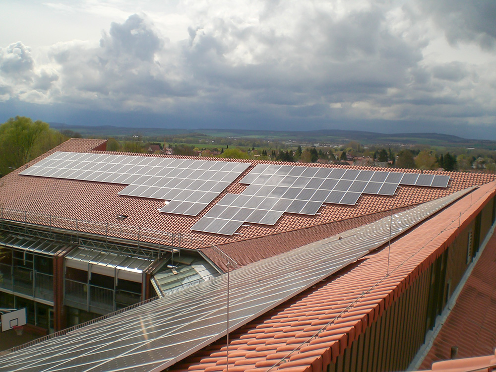 PV-Anlagen Heinrich-Böll-Schule (Foto: Gerhard Morgenthal)