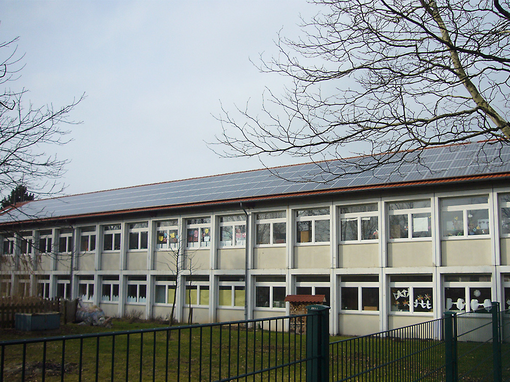 PV-Anlage Janusz-Korczak-Schule (Foto: Ezra Kurth)